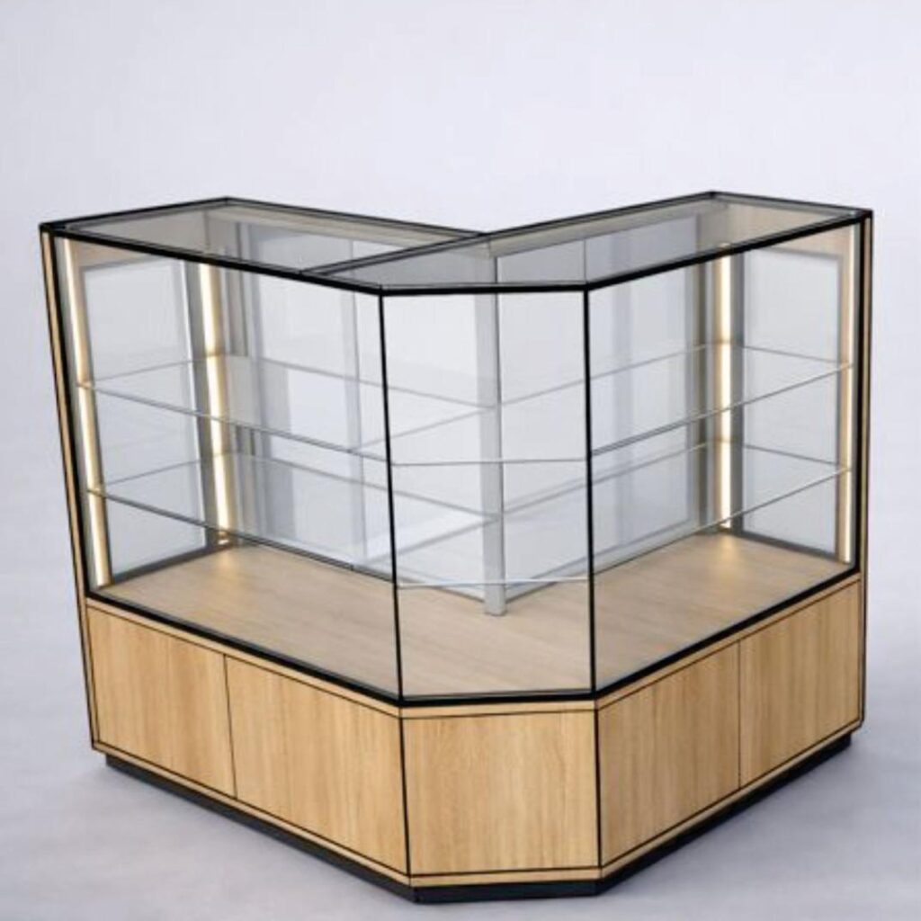 Vitrina Hexagonal
