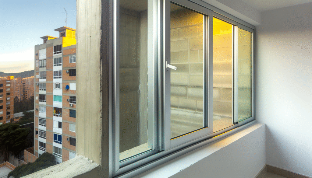 Perfiles de aluminio serie 35, 45 y 60 utilizados en ventanería moderna