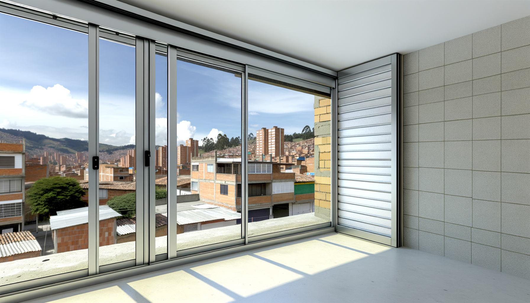 Ventana Corrediza VC-744 — Aluminio Residencial Bogotá — Diseños y Estructuras JH Bogotá