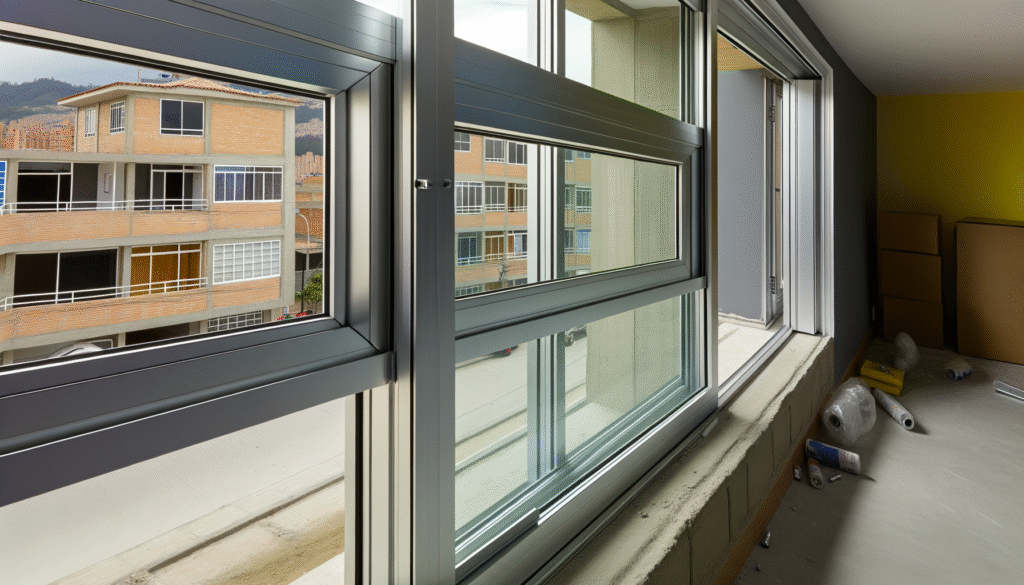 Ventanería de aluminio y vidrio, innovadora y eficiente