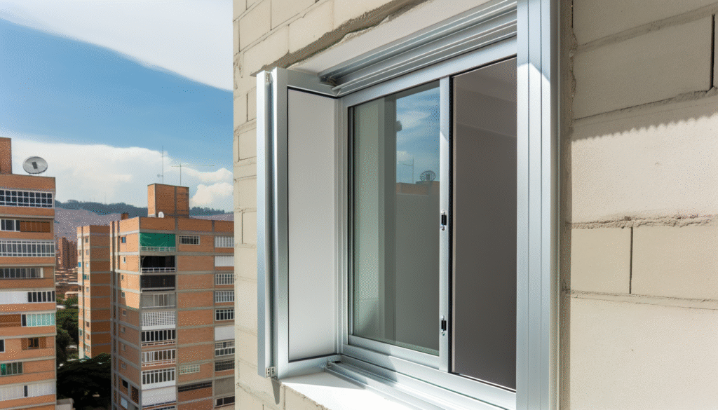 Ventanas de aluminio con ruptura de puente térmico para climas fríos
