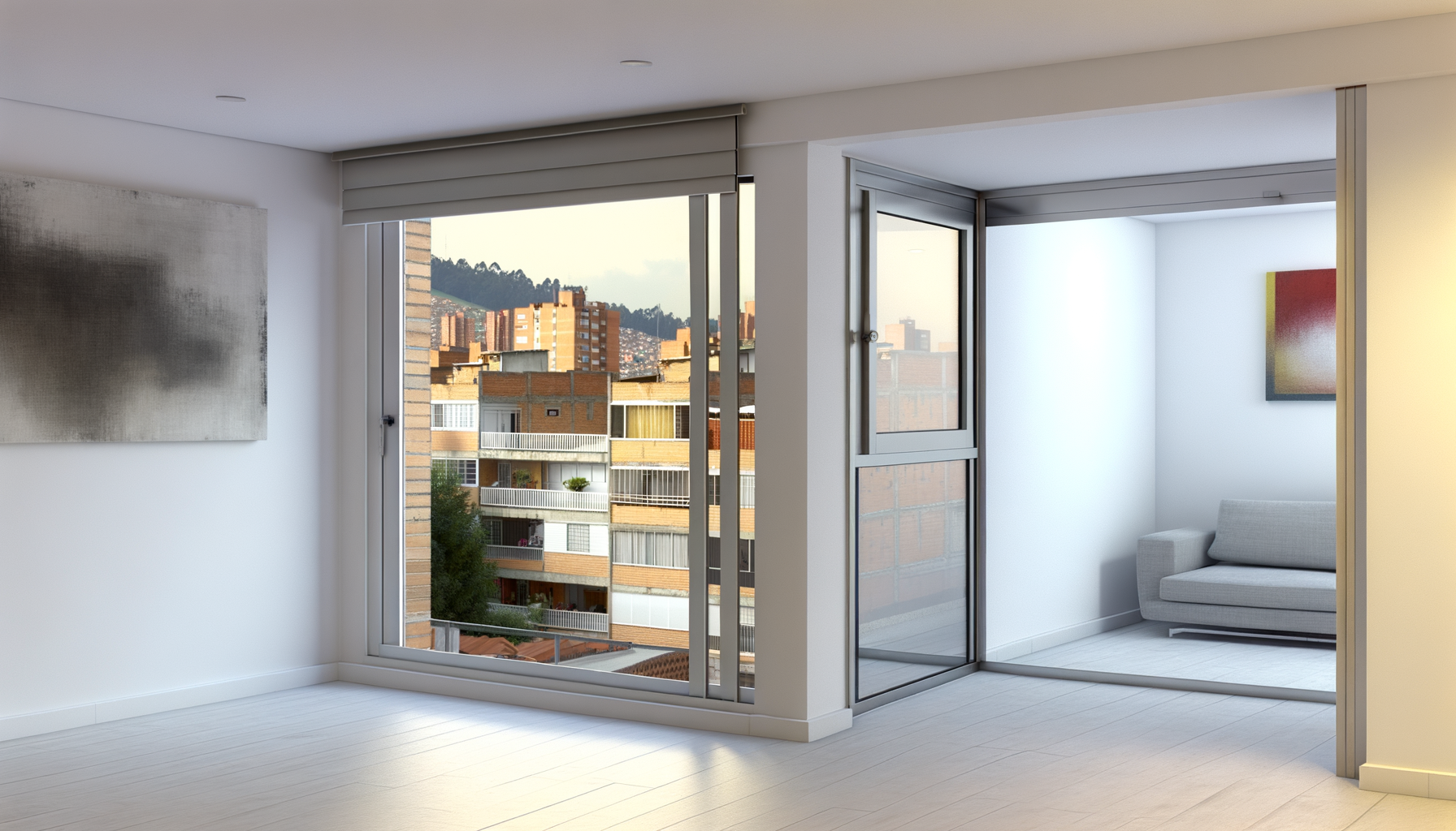 Ventanas de aluminio en Bogotá con diseño moderno