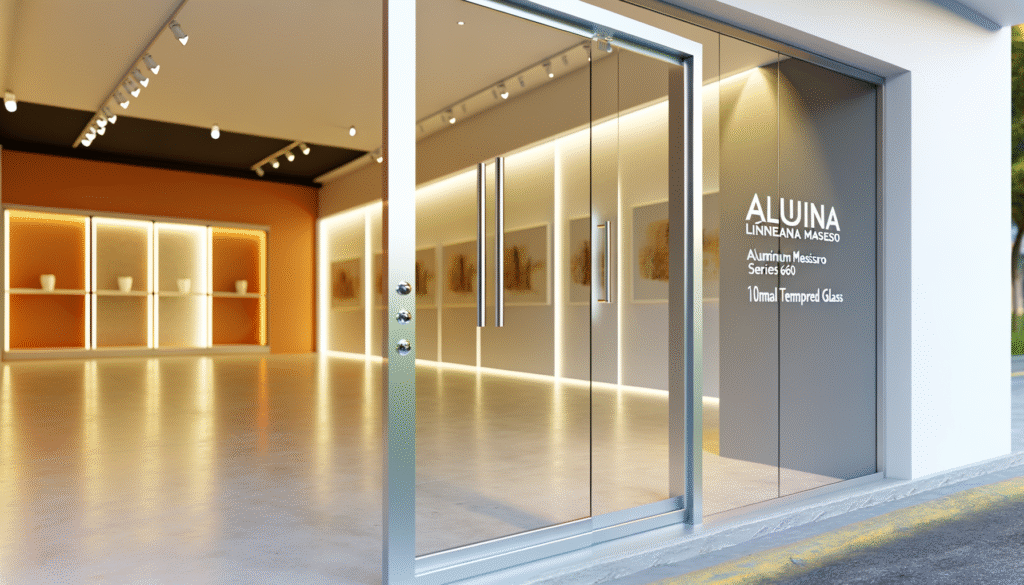 Ventanería de aluminio y vidrio en edificaciones modernas