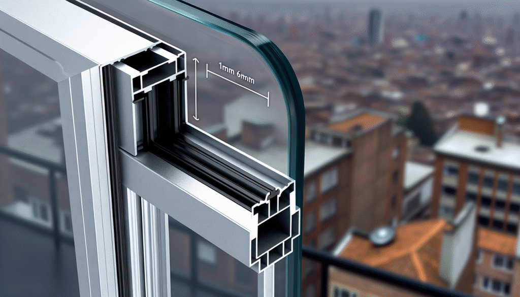 Ventanas de aluminio y vidrio en Bogotá 2026, eficientes y modernas.